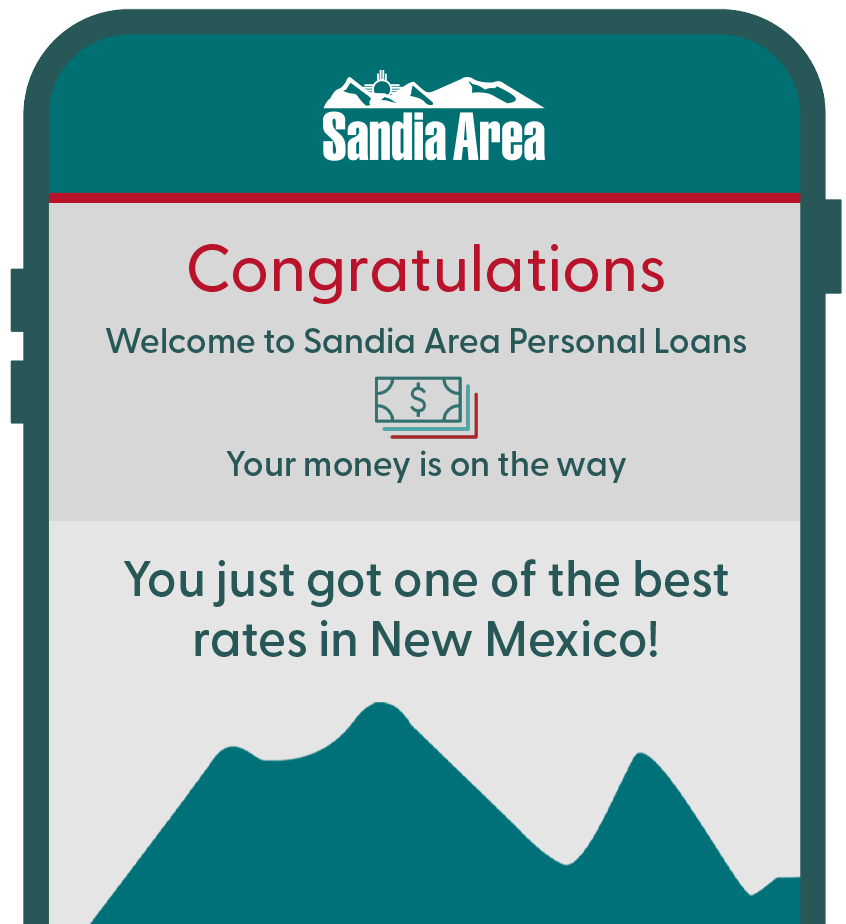 personal loan acceptance on phone