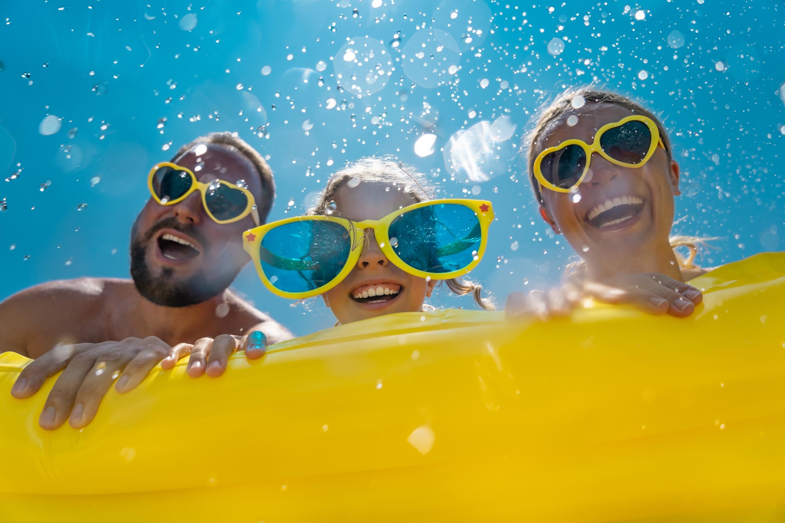 People enjoying summer outdoors