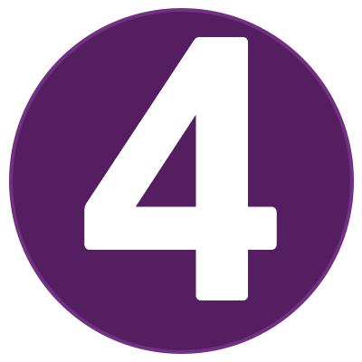 number 4 icon